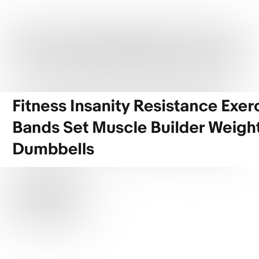 New Open Box unbreakable Resistance Bands Set Fitness Insanity . - Picture 3 of 16